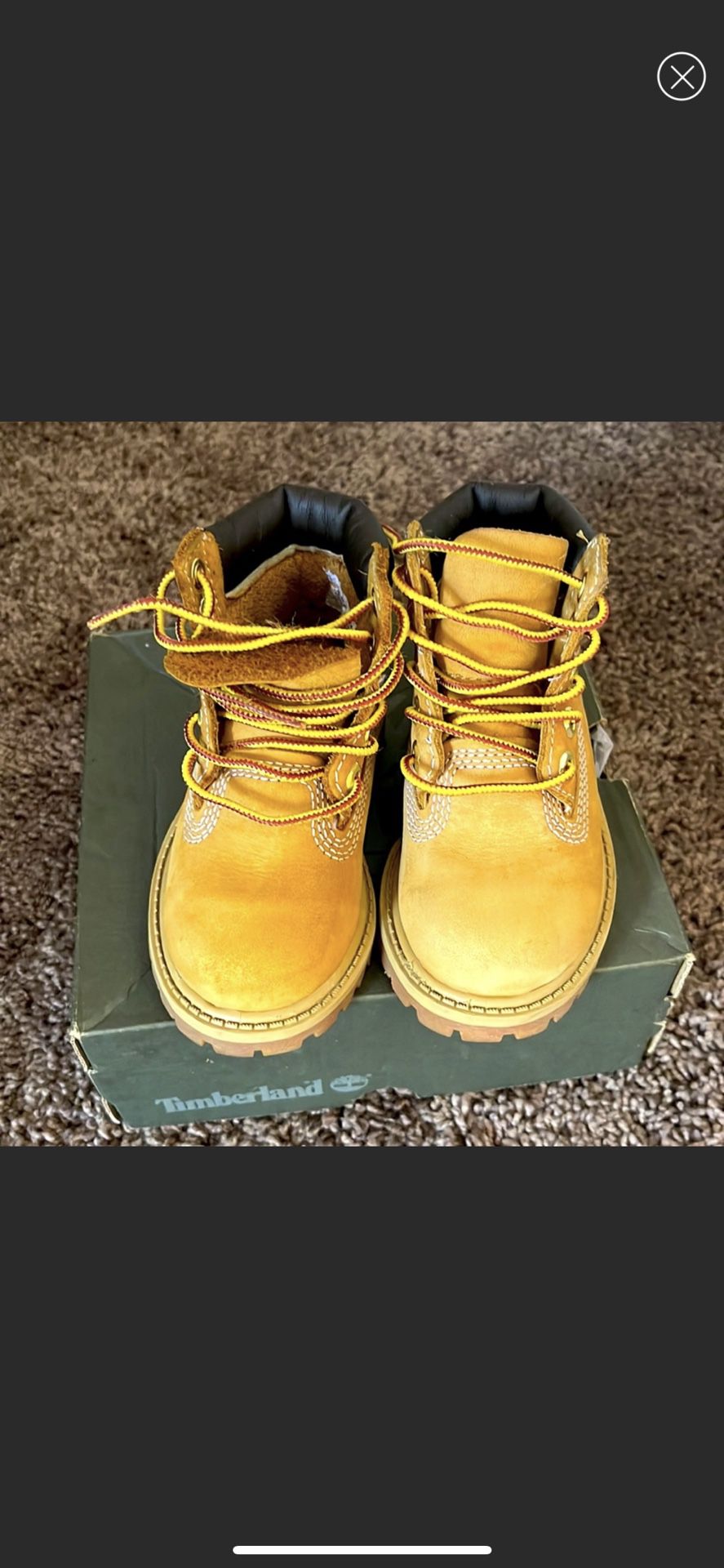 Timberland Toddler Boots 6T. 