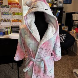 Girls Unicorn Robe