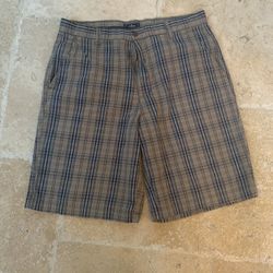 Men’s S plaid Shorts Size 34