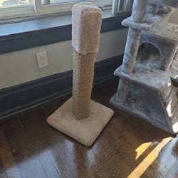 Large cat scratch post, barely used.
