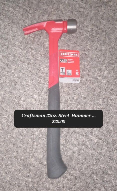 Craftsman 22oz. Solid Steel Hammer