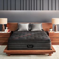 King Size Beautyrest Black C-Class Mattress, 12” Extra Firm Profile for Enhanced Support and Durability, Factory-Sealed in Plastic, Same-Day Delivery