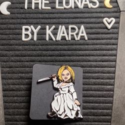 Chucky’s Bride Tiffany Pin