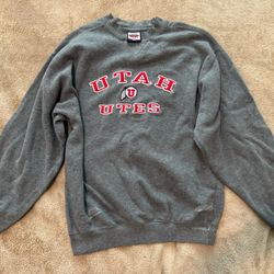 University Of Utah Vintage Varsity Crewneck