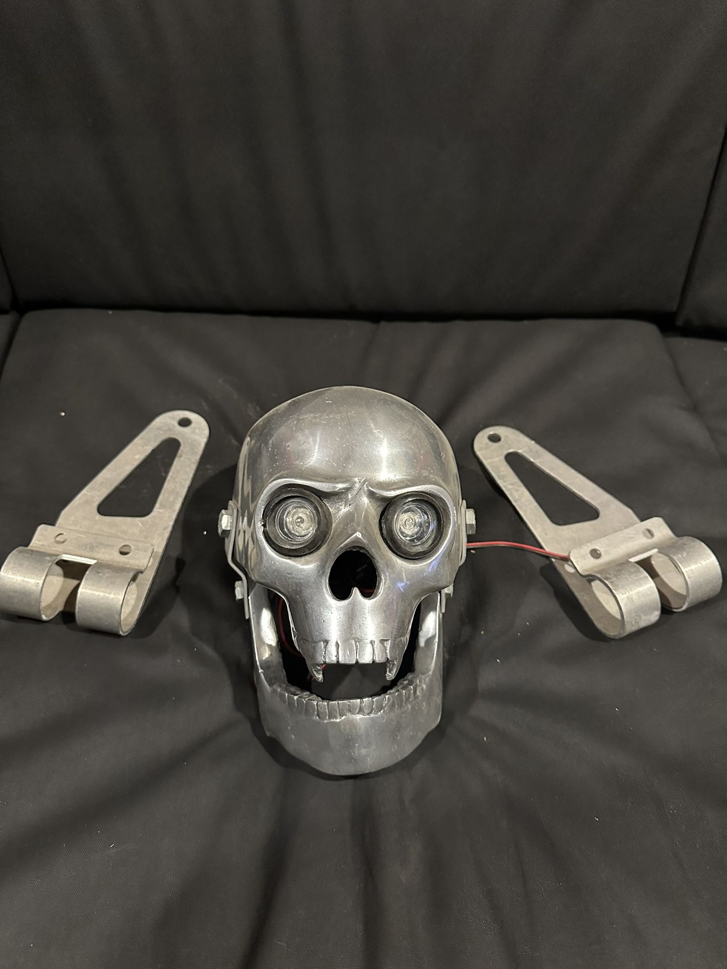 Harley Davidson Custom Skull Headlight