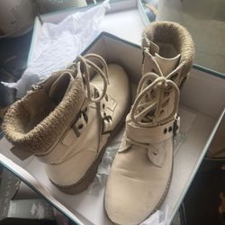 Beige Boots