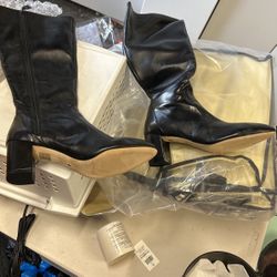 Stuart Weitzman Leather Boots Size 12