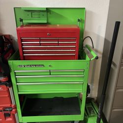 US General Tool Box & Floor Jack Craftsmen toolbox 