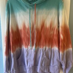 tye dye hoodie size 11/13 M