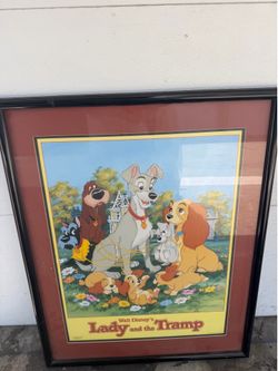 The lady and the tramp vintage poster