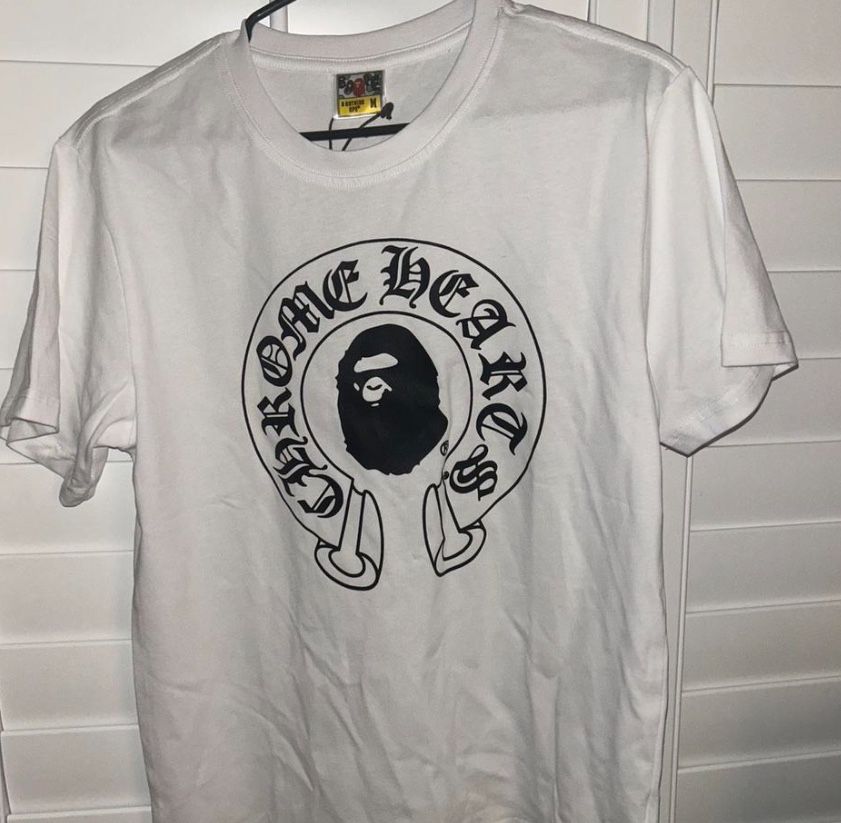 BAPE CHROME HEARTS TEE