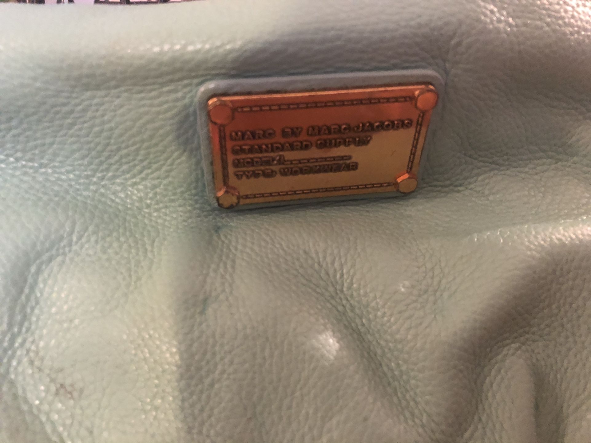Marc Jacob Crossbody Mint Green With Gold Hardware 