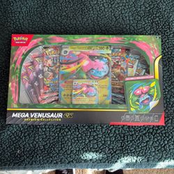 Pokemon VENUSAUR ex Premium Box - 8 booster packs + 2 promos