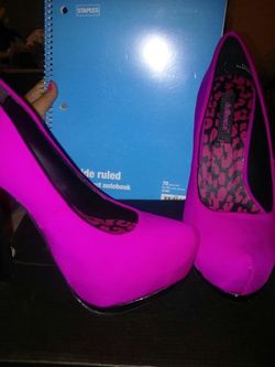 Pink heels