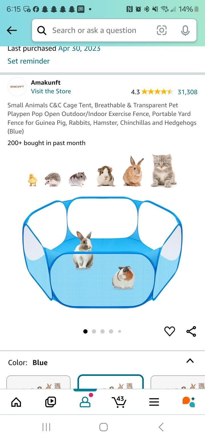 Small Animal Play Yard
