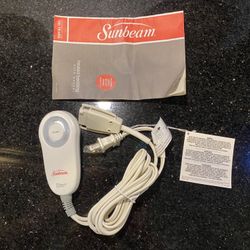 Sunbeam Remote Control Power Supply M85AP E23623F for Heated Throw Pad Blanket