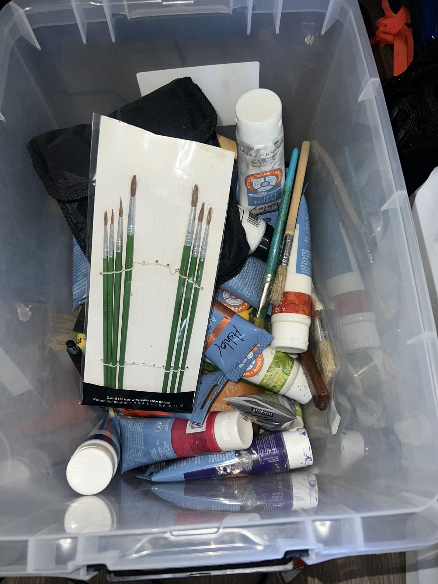 Paint And Paint Brushes