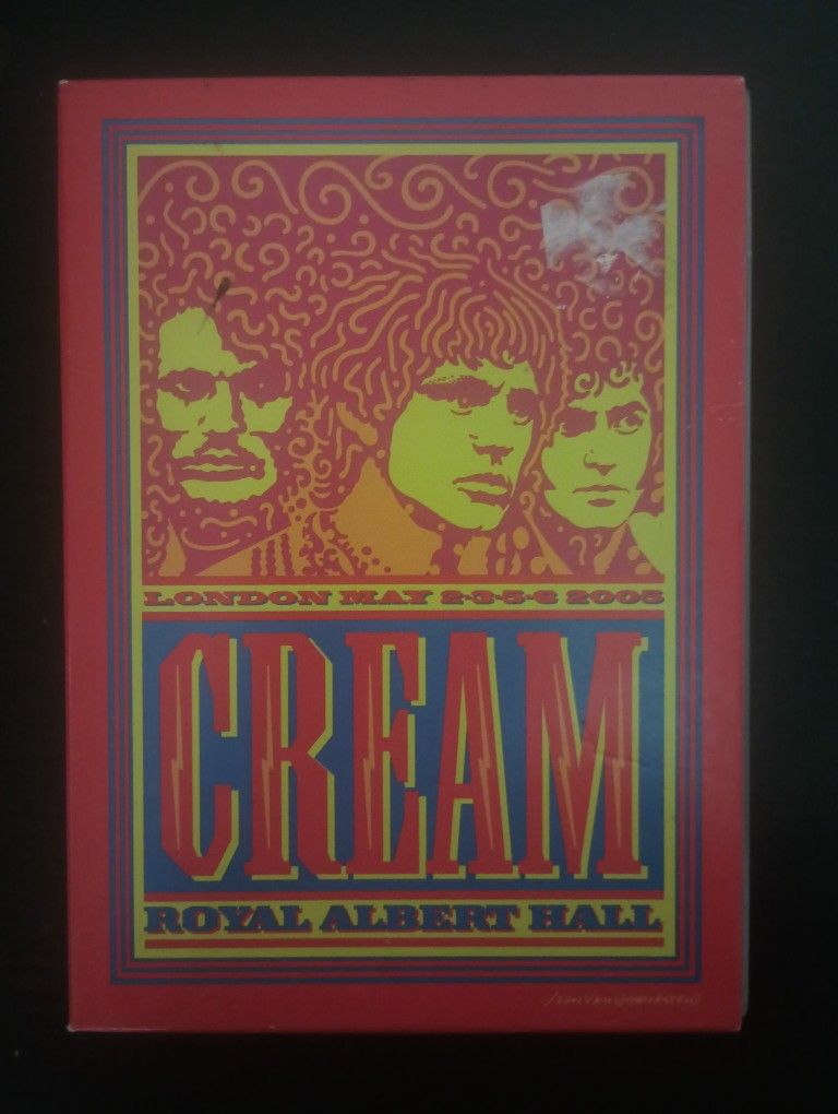 Cream Royal Albert Hall dvd's
