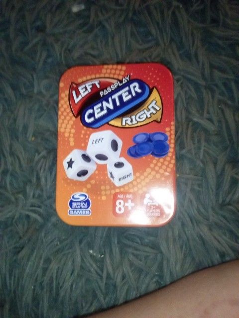 Left Center Right Dice Board Game Family