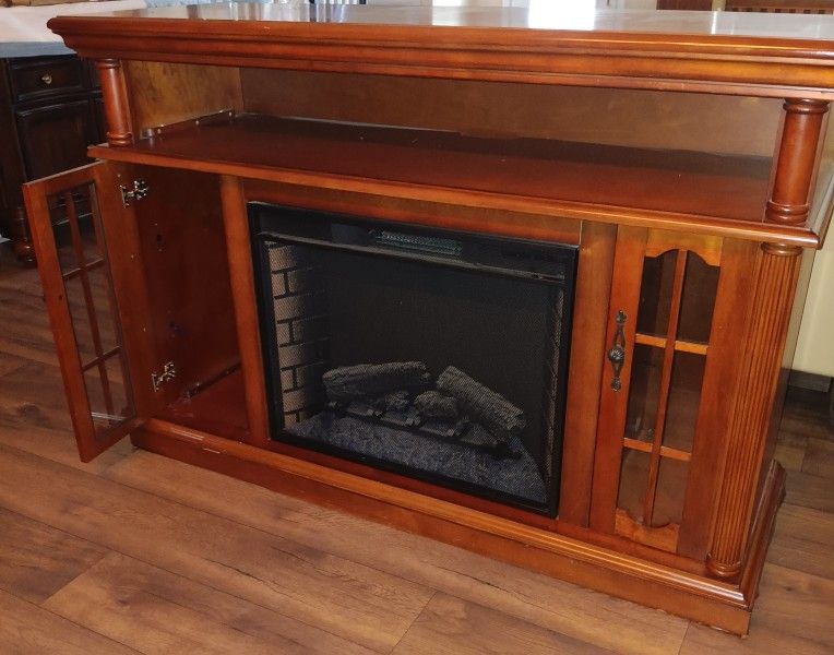 Freestanding Electric Fireplace