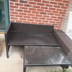 3 Piece Patio Set - NO CUSHIONS