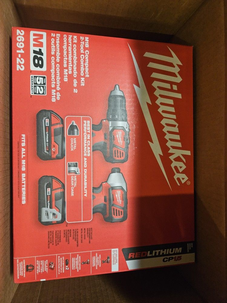 Milwaukee M18 2 Tool Combo Kit