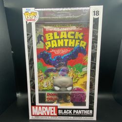 (NEW) Funko POP! Comic Cover: Marvel #18 Black Panther