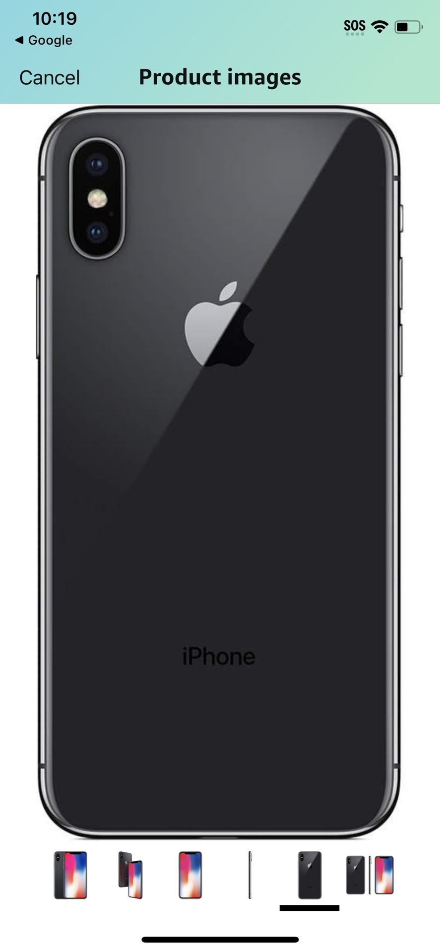 iPhone X Rose Gold