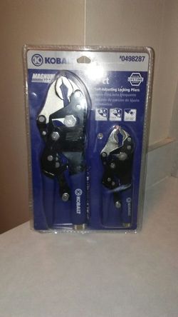 Kobalt Magnum grip self adjusting pliers