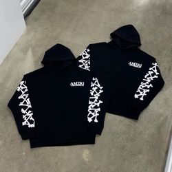 Amiri Bones Stacked Hoodie