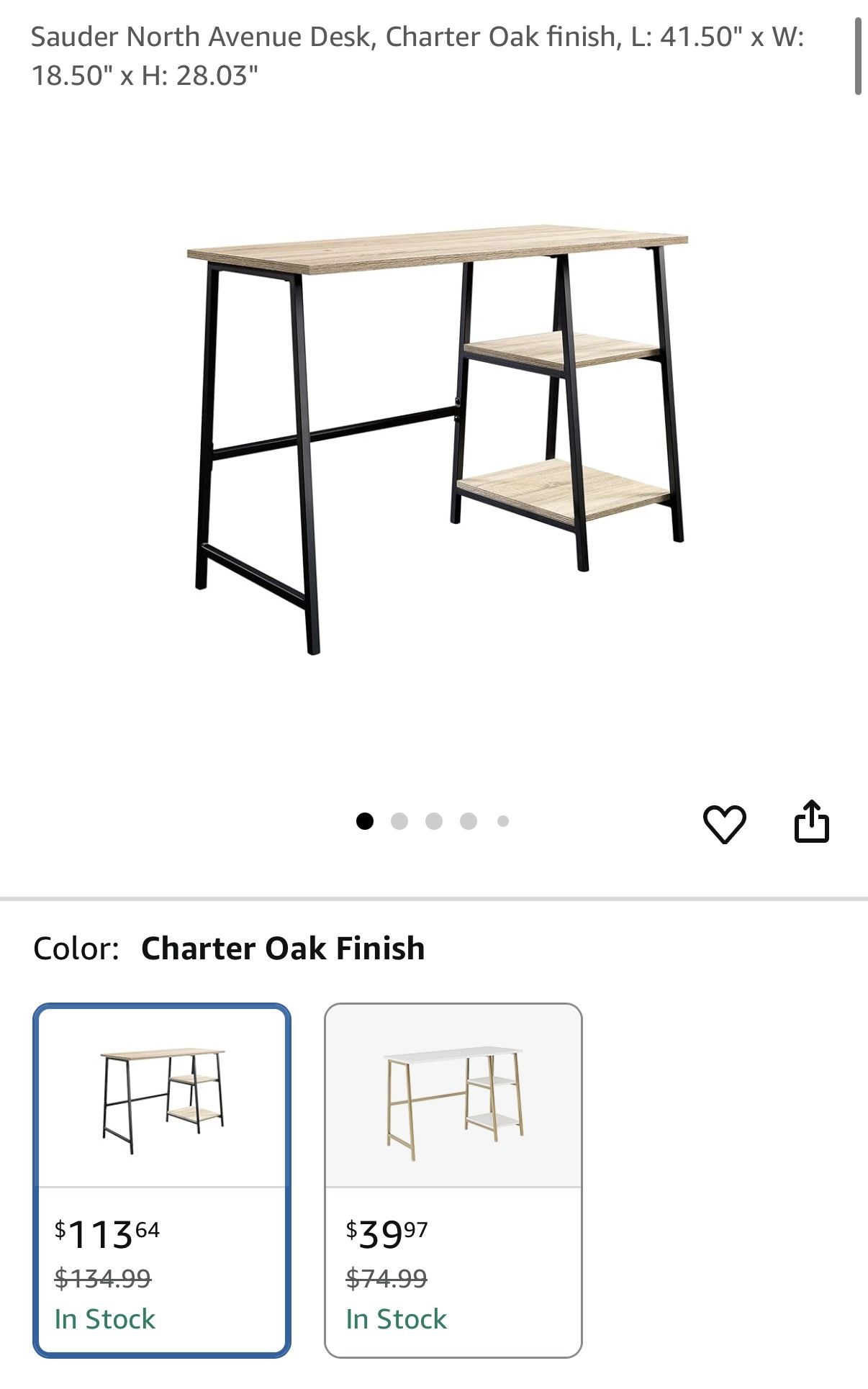 Wooden Desk In Good Condition