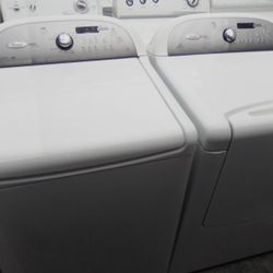Excellent Whirlpool Cabrio Washer Dryer Electric 220v Set