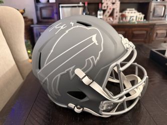 Buffalo Bills James Cook Signed Rep Helmet