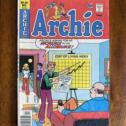 Archie Issue #267 Comic Book. Jughead. Betty. Veronica. Reggie. 1977