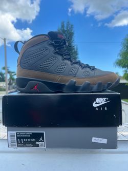 Retro 9 Olive Size 11.5