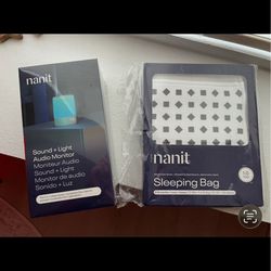 Nanit Sound & Light machine + Nanit sleeping bag