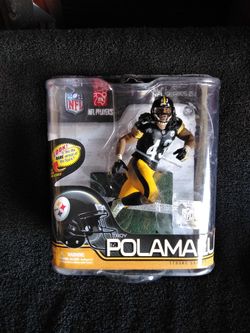 PITTSBURGH STEELERS TROY POLAMALU MCFARLANE RETRO FIGURE