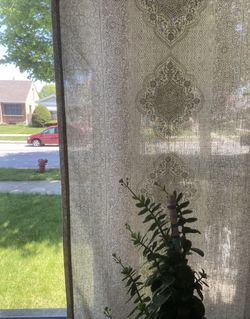 4 Cynthia Rowley Curtain Panels Boho