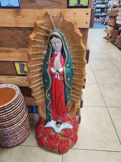 Virgencita de Guadalupe 3 pie cemento($180) tel (contact info removed)