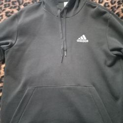 Mens Adidas Black Hoodie (Medium)