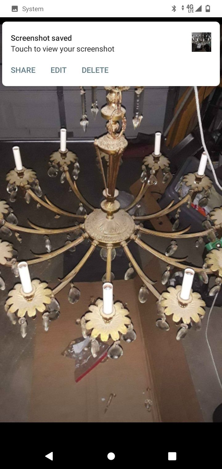 Vintage Chandelier 1940s