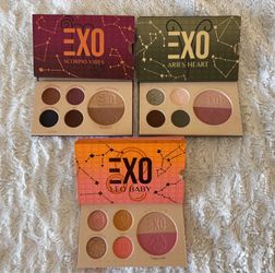 Exo Cosmetics Eyeshadow Palette Bundle
