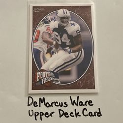 DeMarcus Ware Dallas Cowboys Hall of Fame LB Upper Deck Card. 