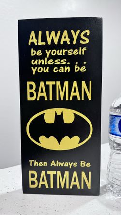 BATMAN WALL SIGN