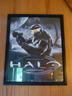 Glass Framed Halo Wall Art