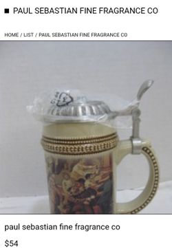 
Paul Sebastian Fine Fragrances German Stein
