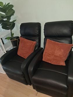 Leather recliners $150