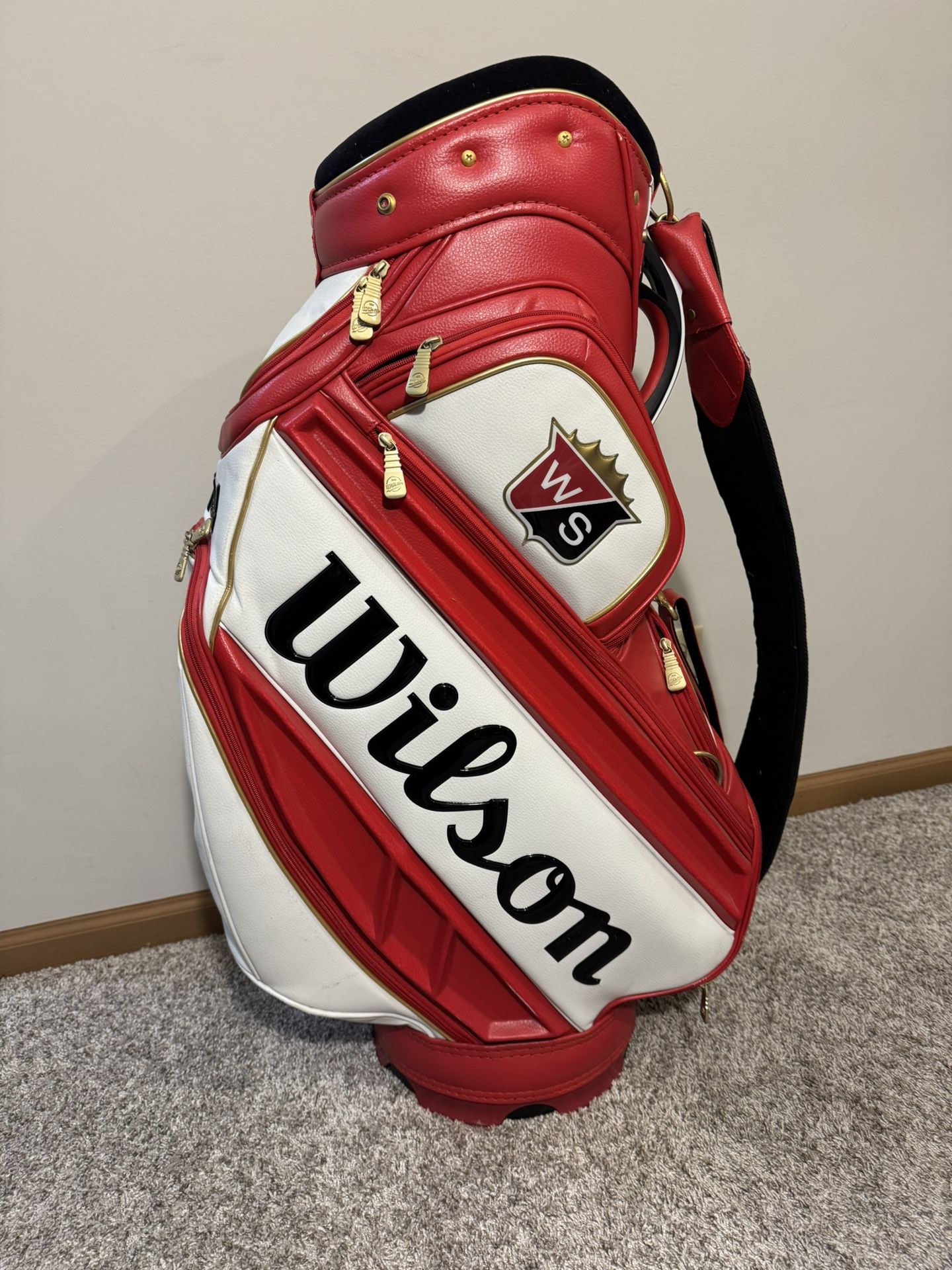 Wilson Golf Bag - Red & White