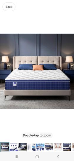 Gooo&Ma 14 Inch Hybrid Mattress, Air Fiber Cooling, King