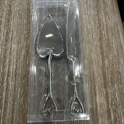 Wedding Cake Serving Set - Stainless Steel. 